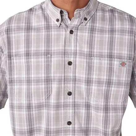 Flex Plaid Short-Sleeve Shirt - Men's