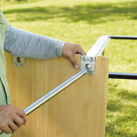 Iron Grill Table - Long Multi Function Table