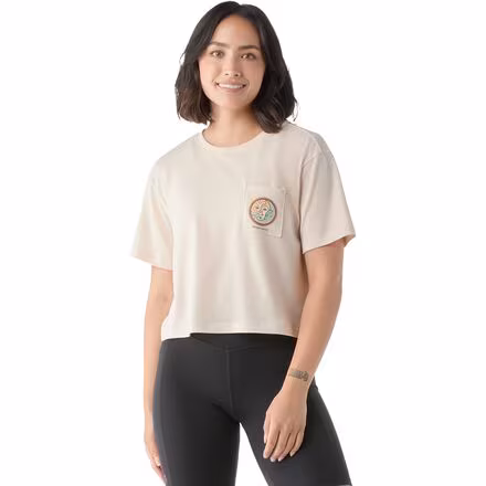 In The Sky Graphic Cropped Short-Sleeve T-Shirt - Women's