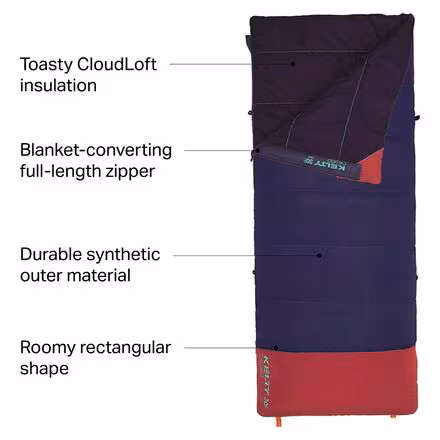 Callisto 30 Sleeping Bag: 30F Synthetic - Kids'