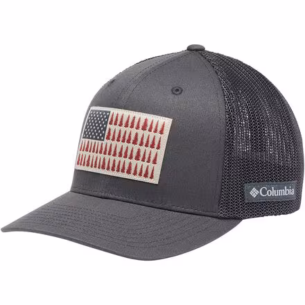 Mesh Tree Flag Trucker Hat