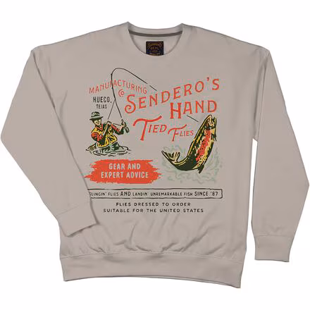 Hand Tied Flies Sweatshirt - Men's