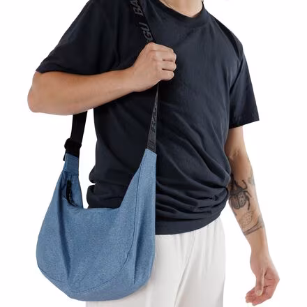 Medium Nylon Crescent Bag