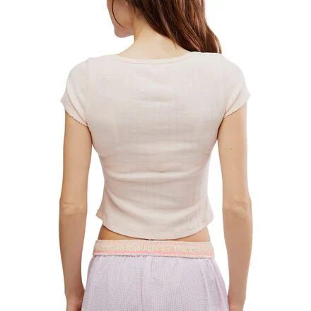 End Game Pointelle Baby T-Shirt - Women's