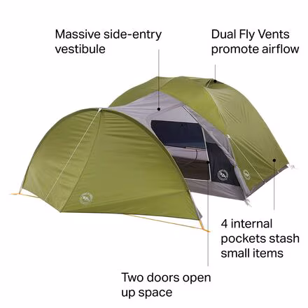 Blacktail 3 Hotel Tent: 3-Person 3-Season