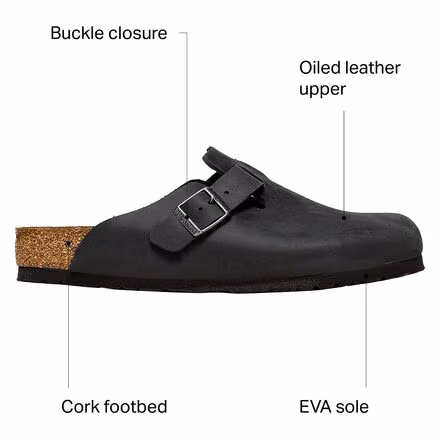 Boston Leather Clog - Women's