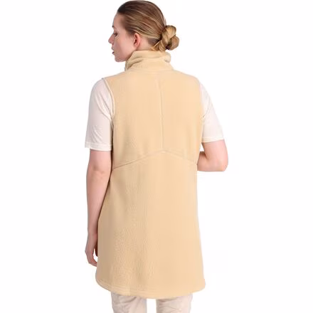 Sanne Pile Vest Long - Women's