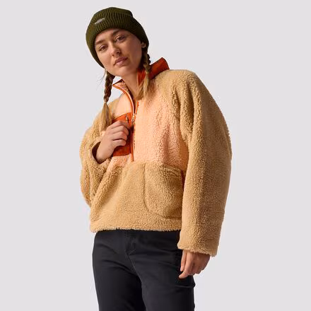 MTN 1/2-Zip High Pile Fleece Pullover - Women's
