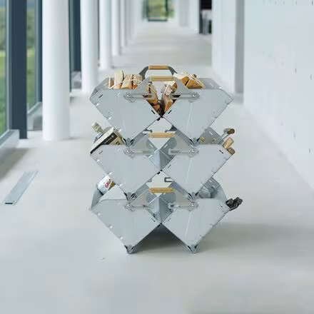 Stacking Metal Shelf Container