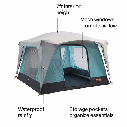 Jade Canyon 6 Tent: 6-Person 3-Season