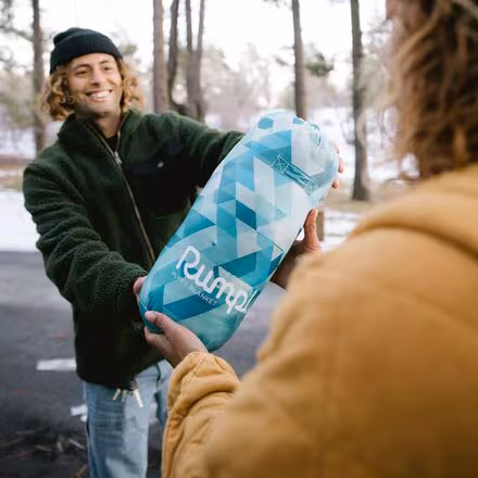 Original Puffy 1-Person Blanket - Geo Blue