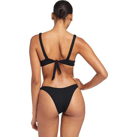 California High-Leg Cheeky Cut Bikini Bottom - Women's