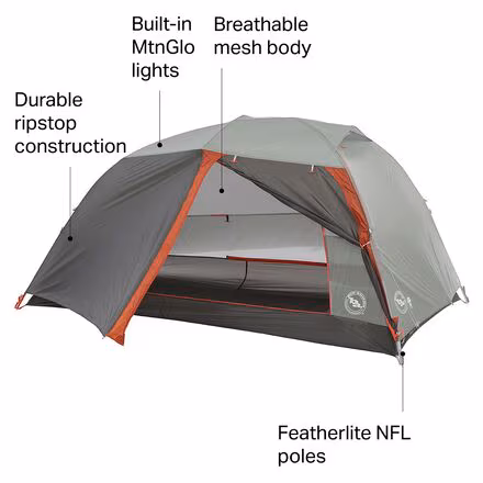 Copper Spur HV UL2 MtnGLO Tent: 2-Person 3-Season