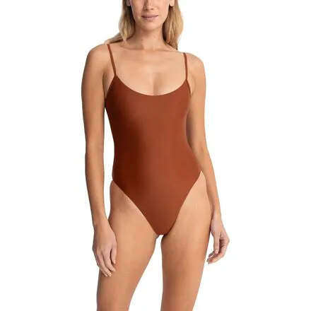 Classic Minimal One Piece Swimsuit - Women's