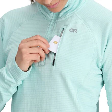 Vigor Grid Fleece Quarter-Zip Jacket - Women's