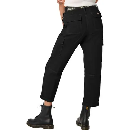 Relaxed Fit Cropped Cargo Pant - Women's