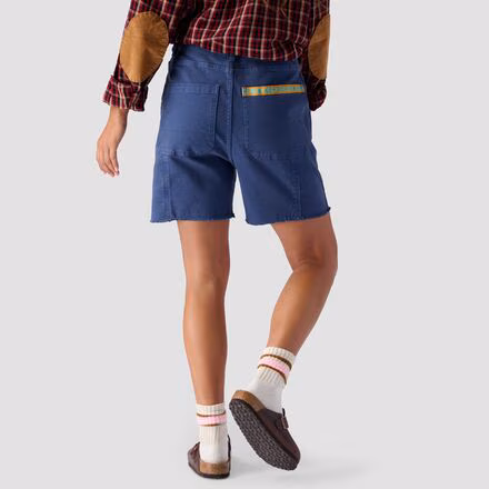 Cotton Canvas Workwear Short - Women's