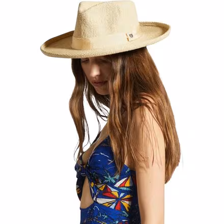 Victoria Straw Fedora - Women's