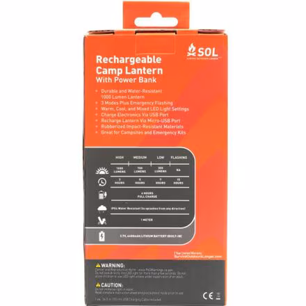 Camp Lantern Recharge + Power Bank