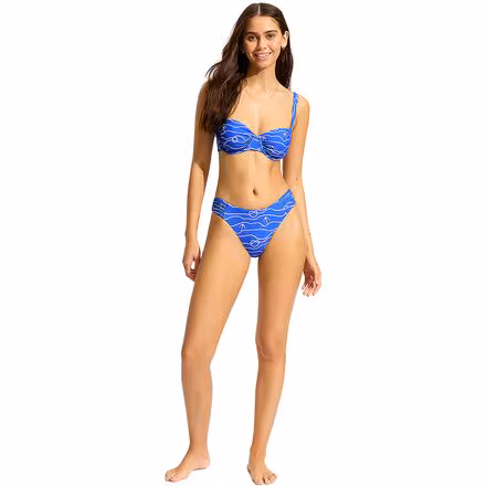 Set Sail Ruched Underwire Bikini Top - Women's