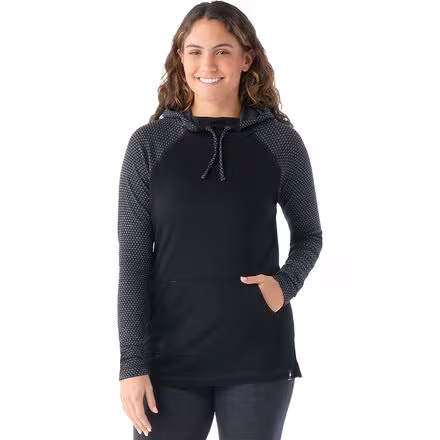 Thermal Merino Drape Neck Hoodie - Women's