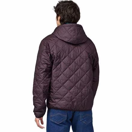 Diamond Quilted Bomber Hooded Jacket - Men's