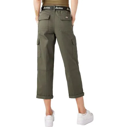 Relaxed Fit Cropped Cargo Pant - Women's