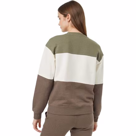 TreeFleece Blocked Crew Sweater - Women's