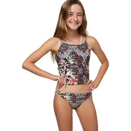 Naples Hi-Neck Tankini Set - Girls'