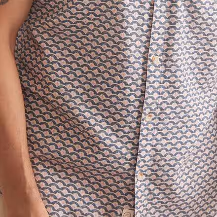 Short-Sleeve Stretch Selvage Shirt - Men's