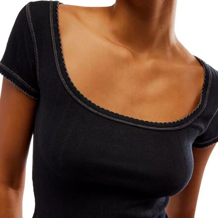 End Game Pointelle Baby T-Shirt - Women's