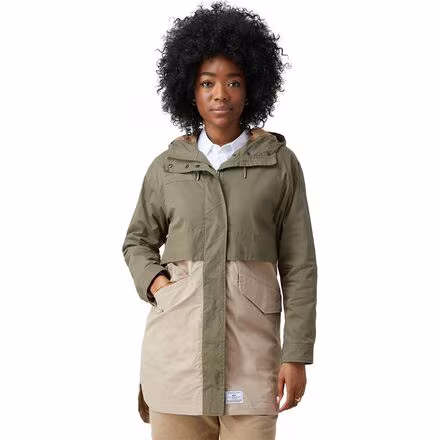 Colorblock Hooded Jacket - Women's