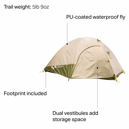Morrison Evo 2 Tent: 2-Person 3-Season