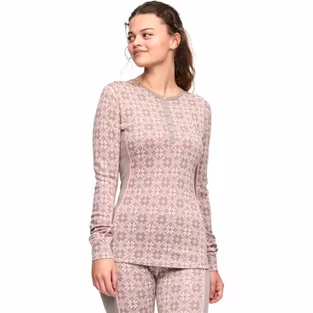 Rose Long-Sleeve Crew Top - Women's