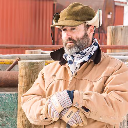 1927KW Lined Premium Grain Pigskin Palm Glove + Knit Wrist