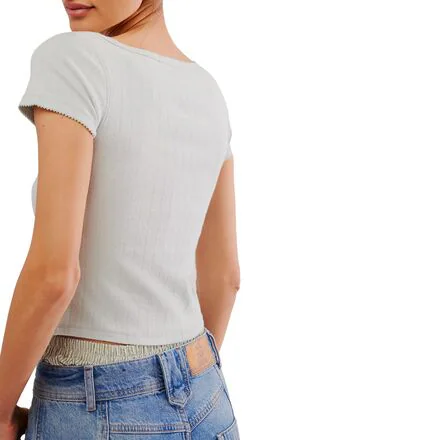 End Game Pointelle Baby T-Shirt - Women's