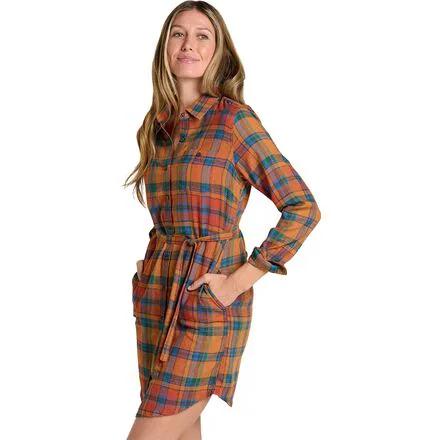 Re-Form Flannel Shirt Dress - Women's