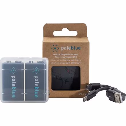 Lithium Ion Rechargeable 9V Batteries