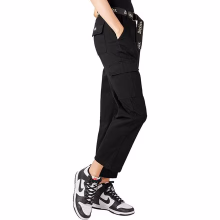 Relaxed Fit Cropped Cargo Pant - Women's