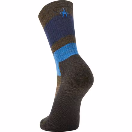 Everyday Blocked Stripe Crew Sock