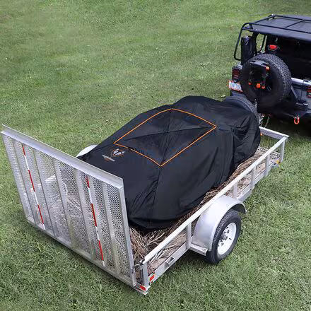 Truck Bed Cargo Net with Built-In Tarp