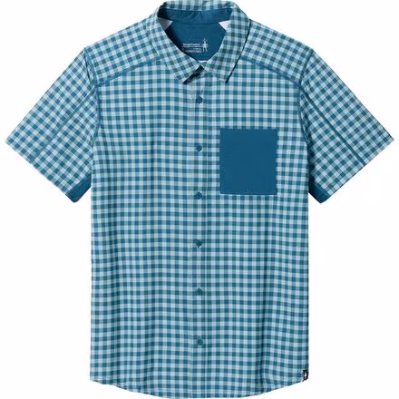 Printed Short-Sleeve Button Down Shirt - Men's
