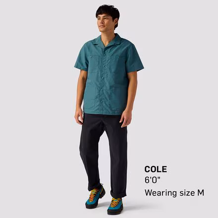 Utility Button Up Short-Sleeve Shirt - Men's