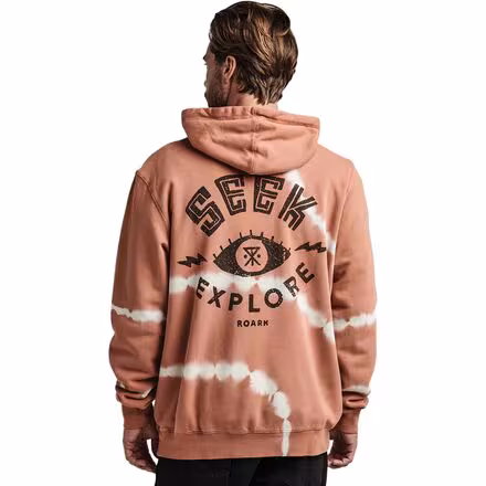 Seek And Explore Tie Dye Fleece Hoodie - Men's