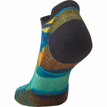 Run Targeted Cushion Brushed Print Low Ankle Sock - Women's