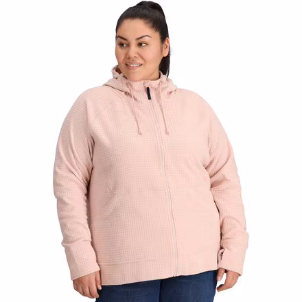 Mega Trail Mix Fleece Full Zip Hoodie - Plus - Women's