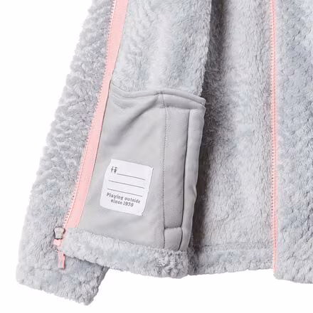Fire Side Sherpa Hybrid Full-Zip Fleece Jacket - Girls'