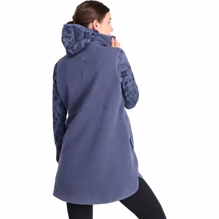 Sanne Pile Vest Long - Women's