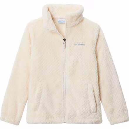 Fire Side Sherpa Hybrid Full-Zip Fleece Jacket - Girls'