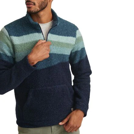 Half-Zip Sherpa Scenic Fleece Jacket - Men's